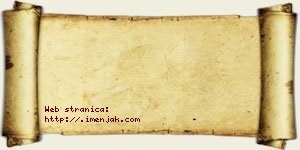 Omilj Jevčić vizit kartica